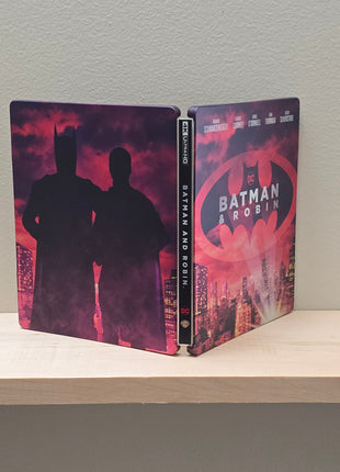Batman 4K Ultra HD Steelbook Collection (4 Films) — Like New — Minor Outer Case Dings — No Digital Codes
