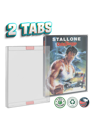 Standard DVD Amaray Keep Case Protector – 2 Tabs | Malko Protectors