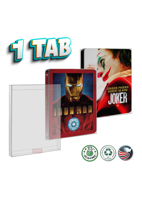 Steelbook Protector Case (1-Tab) | Malko Protectors