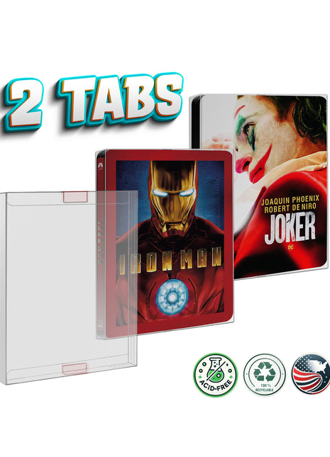Steelbook Protector Case (2-Tab) | Malko Protectors