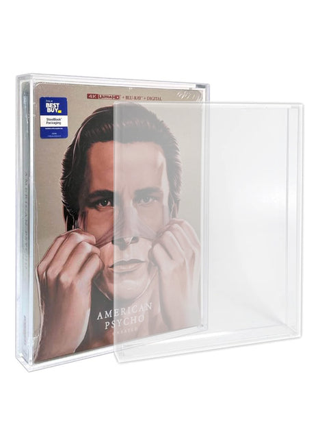 Premium Acrylic Display Case for Steelbook & Slipcover Movies | Malko Protectors