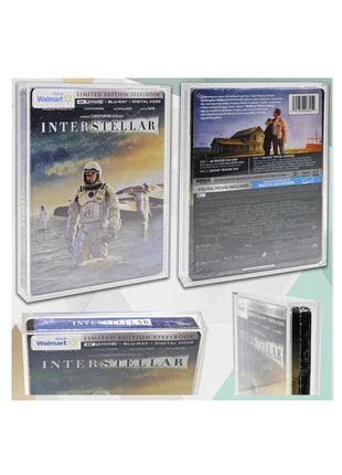 Premium Acrylic Display Case for Steelbook & Slipcover Movies | Malko Protectors