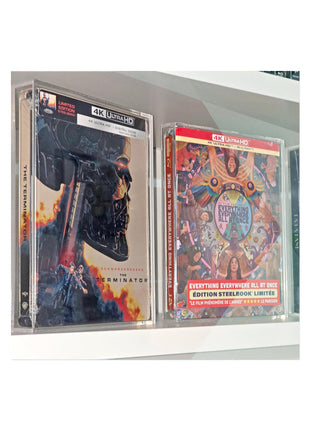 Premium Acrylic Display Case for Steelbook & Slipcover Movies | Malko Protectors